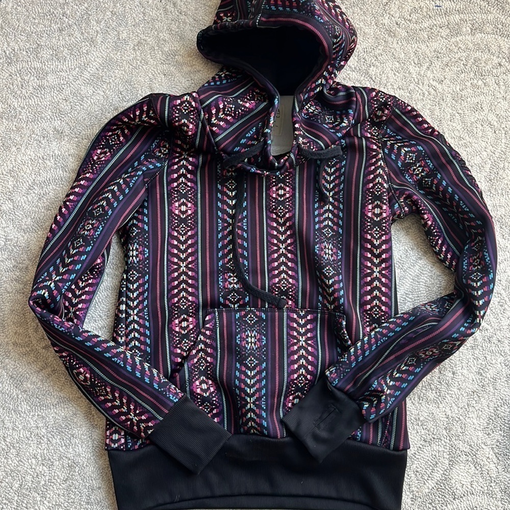 Womans Billabong Hoodie Black Size Small
